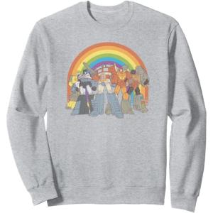 imageTransformers Pride Rainbow Heroes Unite SweatshirtHeather Grey