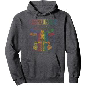 imageTransformers Pride Vitruvian Optimus Prime Logo Pullover HoodieDark Heather Grey