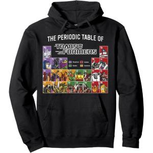 imageTransformers Retro Autobots Periodic Table Of Transformers Pullover HoodieBlack
