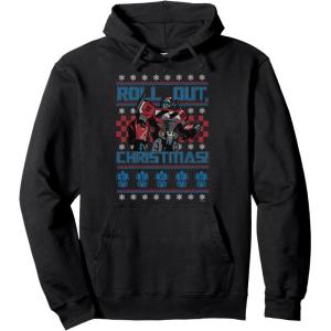 imageTransformers Roll Out Christmas Knit Style Pullover HoodieBlack