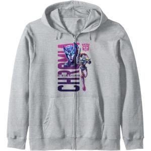imageTransformers War For Cybertron Chromia Fearless Zip HoodieHeather Grey