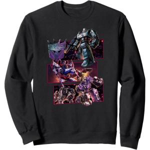 imageTransformers War For Cybertron Decepticon Panels SweatshirtBlack