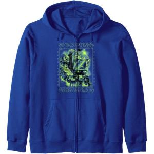 imageTransformers War For Cybertron Soundwave Portrait Zip HoodieRoyal Blue