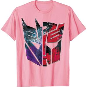 imageTransformers War for Cybertron Decepticon Autobot Split TShirtPink