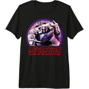 imageTransformers War for Cybertron Megatron Decepticon Leader Premium TriBlend TShirtBlack