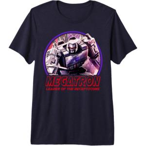 imageTransformers War for Cybertron Megatron Decepticon Leader Premium TriBlend TShirtNavy Blue