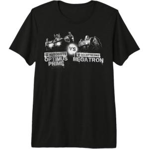imageTransformers War for Cybertron Optimus Prime Vs Megatron Premium TShirtBlack