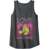 imageTransformers Bumblebee Valentines Day Love Machine Tank TopDark Heather Grey