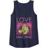imageTransformers Bumblebee Valentines Day Love Machine Tank TopNavy Blue