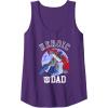 imageTransformers Fathers Day Optimus Prime Heroic Dad Vintage Tank TopPurple
