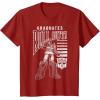 imageTransformers Graduates Roll Out TShirtCranberry Red