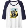 imageTransformers Grimlock Skating Portrait Raglan Baseball TeeNavy BlueWhite