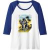 imageTransformers Grimlock Skating Portrait Raglan Baseball TeeRoyal BlueWhite