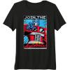 imageTransformers Optimus Prime Join The Autobots Retro Poster Premium TriBlend TShirtBlack