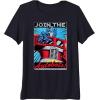 imageTransformers Optimus Prime Join The Autobots Retro Poster Premium TriBlend TShirtNavy Blue