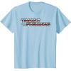 imageTransformers Red Gradient Classic Vintage Logo TShirtBaby Blue