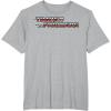 imageTransformers Red Gradient Classic Vintage Logo TShirtHeather Grey