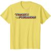 imageTransformers Red Gradient Classic Vintage Logo TShirtLemon Yellow