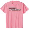 imageTransformers Red Gradient Classic Vintage Logo TShirtPink