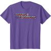 imageTransformers Red Gradient Classic Vintage Logo TShirtPurple Heather