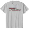 imageTransformers Red Gradient Classic Vintage Logo TShirtSilver Grey