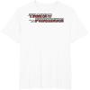 imageTransformers Red Gradient Classic Vintage Logo TShirtWhite