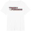 imageTransformers Red Gradient Classic Vintage Logo TShirtWhite