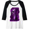 imageTransformers War For Cybertron Megatron Portrait Raglan Baseball TeeBlackWhite