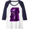imageTransformers War For Cybertron Megatron Portrait Raglan Baseball TeeNavy BlueWhite