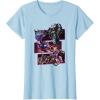 imageTransformers War for Cybertron Decepticon Panels TShirt SmallBaby Blue