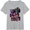 imageTransformers War for Cybertron Decepticon Panels TShirt SmallHeather Grey