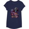imageTransformers War for Cybertron Decepticon Panels TShirt SmallNavy Blue