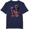 imageTransformers War for Cybertron Decepticon Panels TShirt SmallNavy Blue