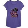 imageTransformers War for Cybertron Decepticon Panels TShirt SmallPurple Heather