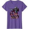 imageTransformers War for Cybertron Decepticon Panels TShirt SmallPurple Heather