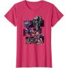 imageTransformers War for Cybertron Decepticon Panels TShirt SmallRed Heather