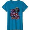 imageTransformers War for Cybertron Decepticon Panels TShirt SmallSapphire Blue