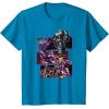 imageTransformers War for Cybertron Decepticon Panels TShirt SmallSapphire Blue