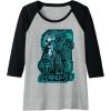 imageTransformers War for Cybertron Optimus Prime Portrait Raglan Baseball TeeBlackAthletic Heather
