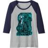 imageTransformers War for Cybertron Optimus Prime Portrait Raglan Baseball TeeNavy BlueAthletic Heather