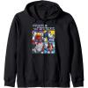 imageTransformers Decepticon Retro Vintage Color Box Panels Zip HoodieBlack