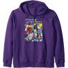 imageTransformers Decepticon Retro Vintage Color Box Panels Zip HoodiePurple