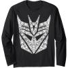 imageTransformers Decepticons Detailed Logo Long Sleeve TShirtBlack