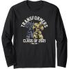 imageTransformers Graduation Class Of 2021 Roll Out Long Sleeve TShirtBlack