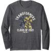 imageTransformers Graduation Class Of 2021 Roll Out Long Sleeve TShirtDark Heather Grey