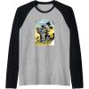 imageTransformers Grimlock Skating Portrait Raglan Baseball TeeBlackAthletic Heather