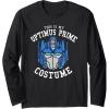 imageTransformers Halloween This is My Optimus Prime Costume Long Sleeve TShirtBlack