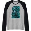 imageTransformers War for Cybertron Optimus Prime Portrait Raglan Baseball TeeBlackAthletic Heather