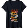 imageWomens Transformers Fathers Day Autobots Dad You are Smart Logo VNeck TShirtBlack