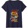 imageWomens Transformers Fathers Day Autobots Dad You are Smart Logo VNeck TShirtNavy Blue